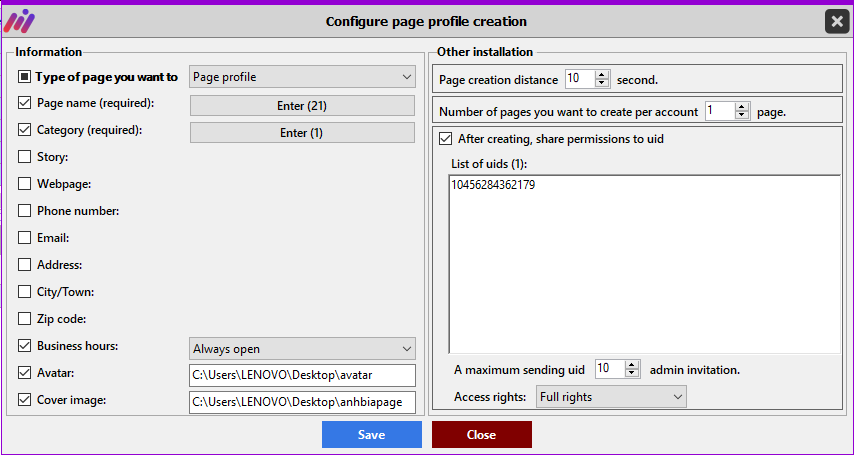 Max Care Page Software