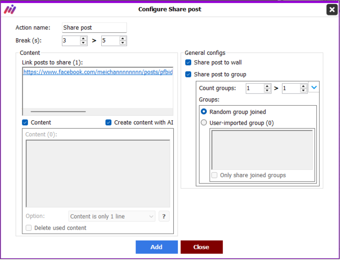 Max Care Facebook Software