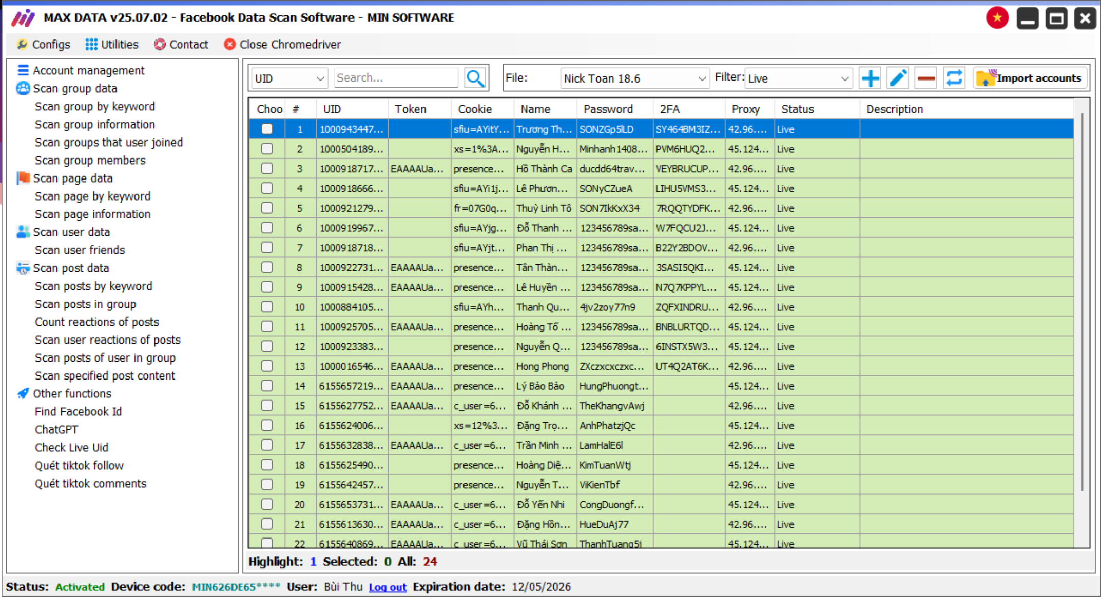 Max Data Software